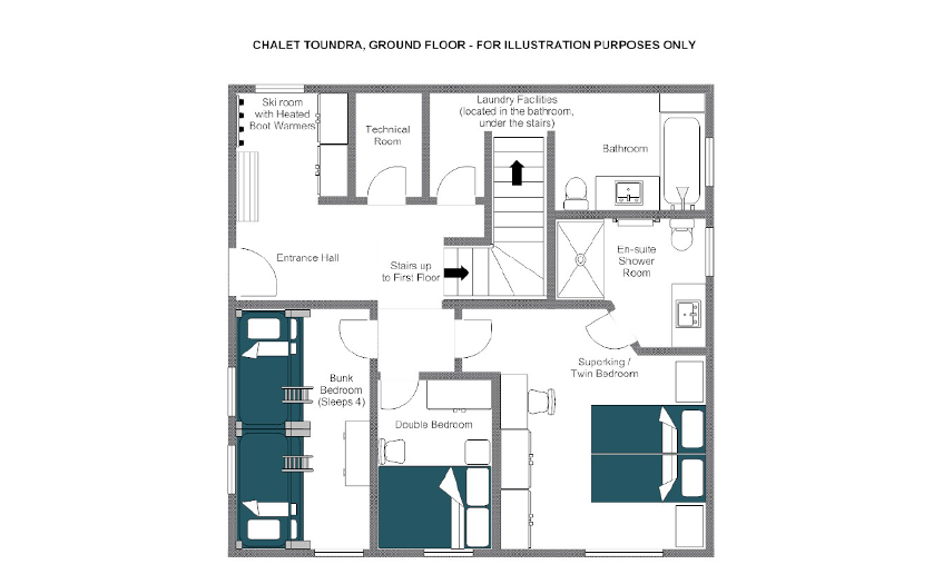 Chalet Toundra Verbier Floor Plan 2